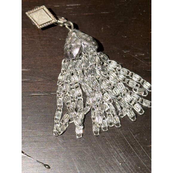 Sara Coventry cascade Tassel Necklace & Clip-On Earrings Set - Picture 6 of 9